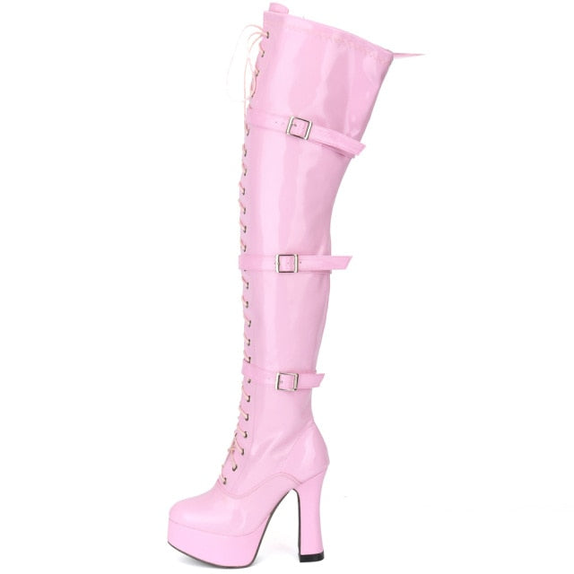 Dorothy Doughty Thigh High Boots