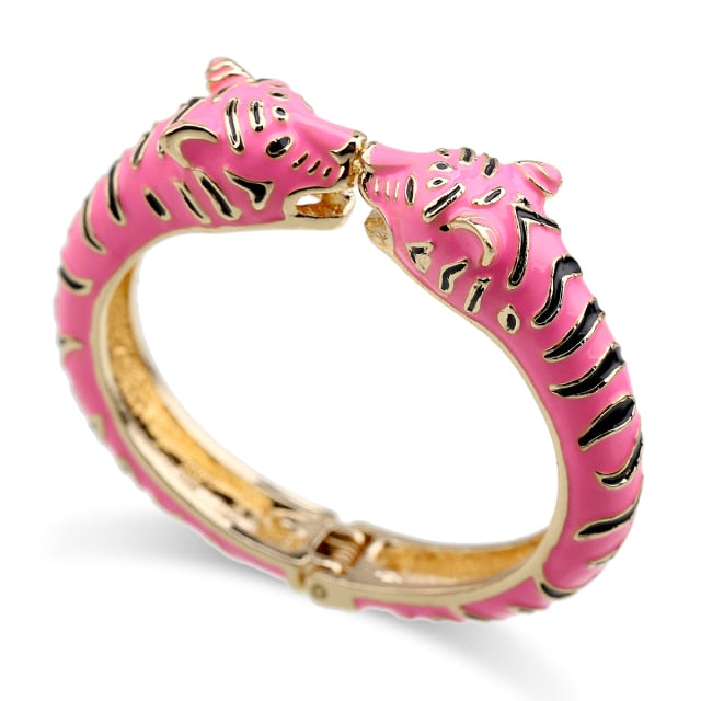 Elle Lectrick Leopard Bangle Bracelet