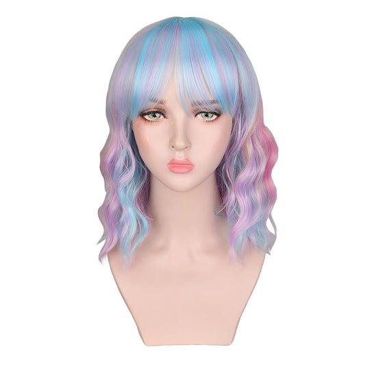 Nicole Lorful Curly Wig with Bangs