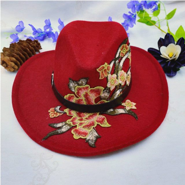 Luba Chevy Embroidered Floral Hat