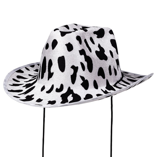 Cow Print Hat