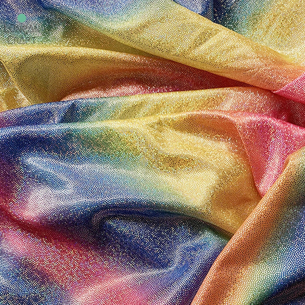 Rainbow Stripes Laser Fabric