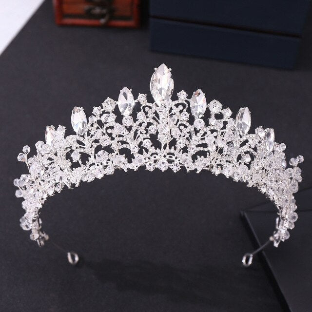 Nicole Lorful Crystal Crown Tiara