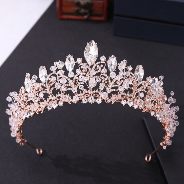 Nicole Lorful Crystal Crown Tiara