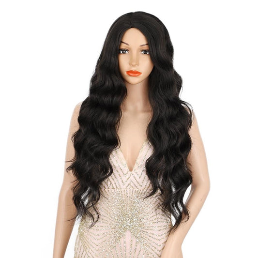 Tira Quoise Long Wave Black Wig