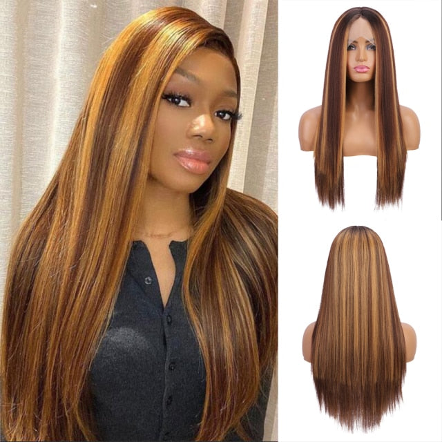 Tina Cious Long Straight Lace Front Wig