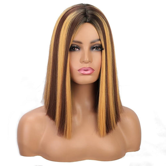 Satty Phection Straight Highlighted Wig