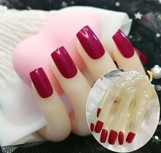 Rosy Nails Crossdressing Gloves