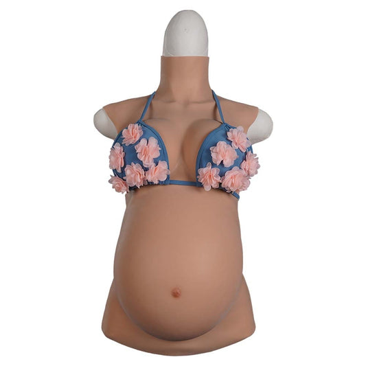 Silicone Crossdressing Breast Forms with Pregnant Belly