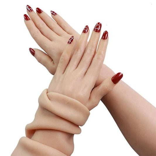 Silicone Crossdressing Gloves with Nails