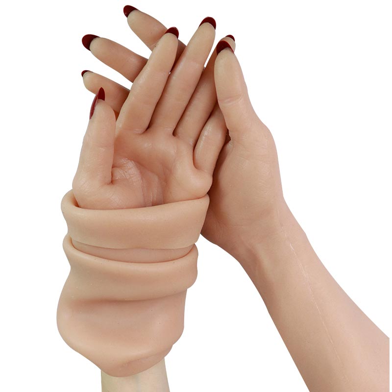 Silicone Crossdressing Gloves with Nails