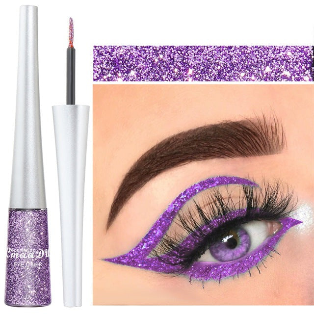 Purple Diamond Glitter Eyeliner Pen