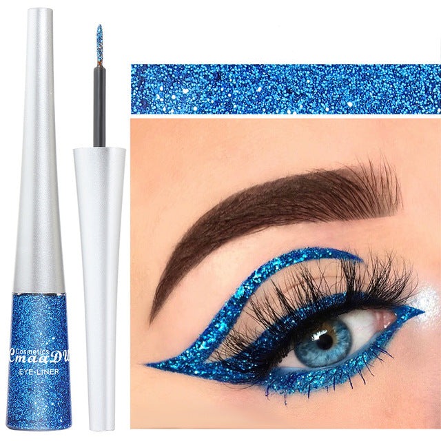 Blue Diamond Glitter Eyeliner Pen