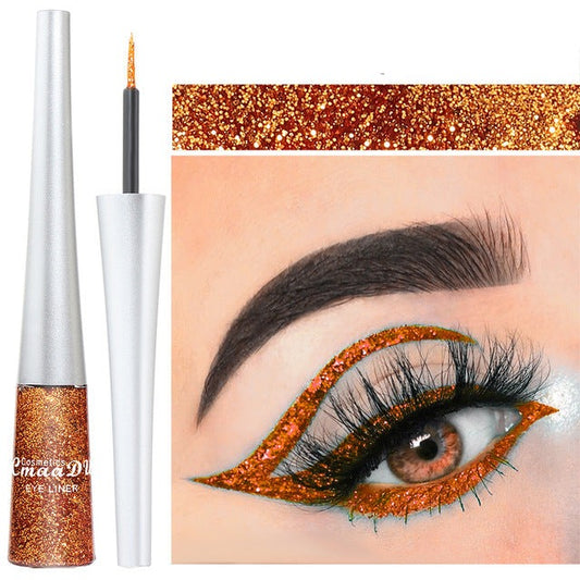 Copper Diamond Glitter Eyeliner Pen