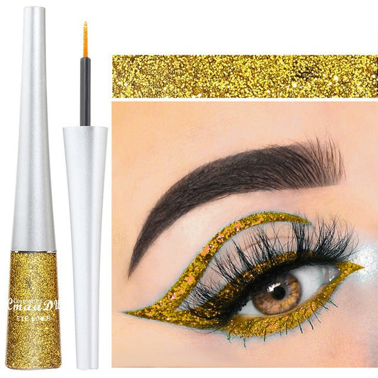 Yellow Diamond Glitter Eyeliner Pen