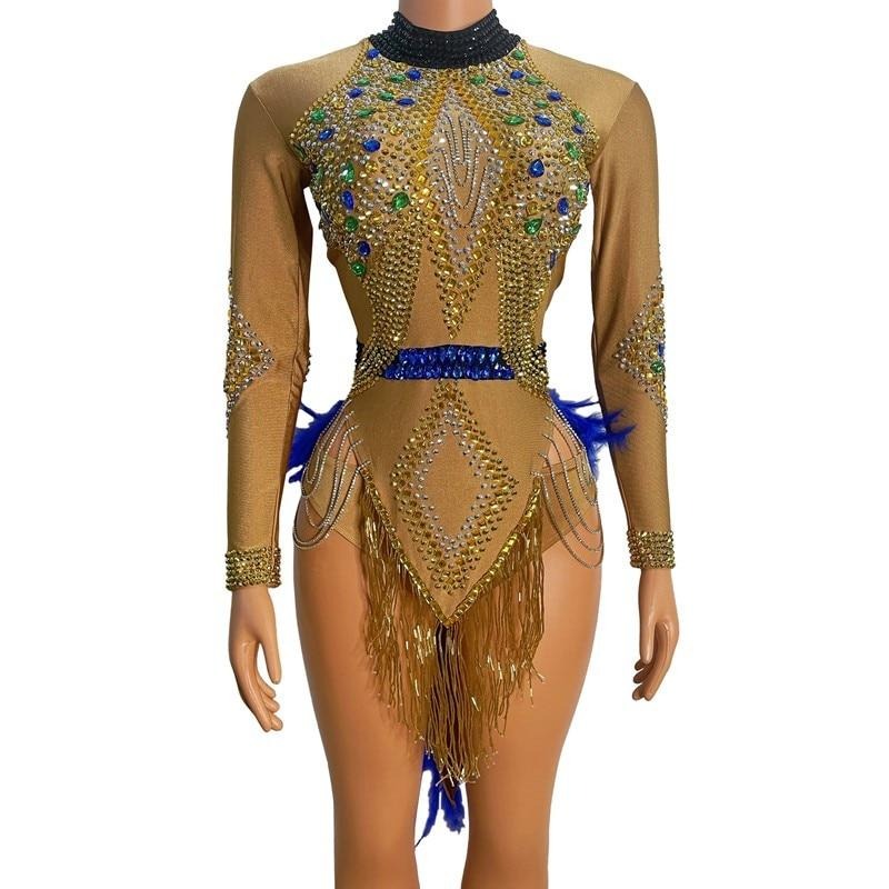 Joye Ryde Feather Dancer Dress