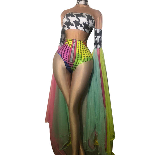 Irma Gination Colorful Bodysuit