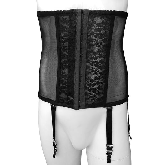 Lace Corsets And Bustiers With Stocking Suspenders