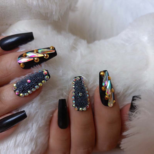 Deedee Cation Crystal Press On Nails