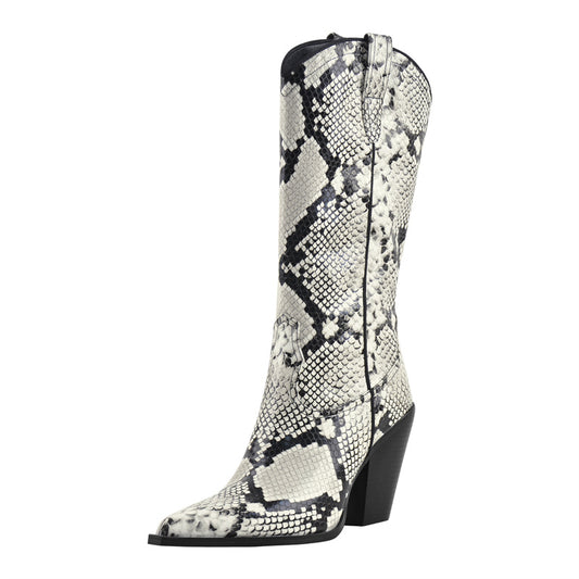 Queen Gia Mid-Calf Cowboy Boots