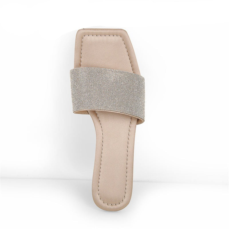 DiDa Ritz Diamond Flat Sandals