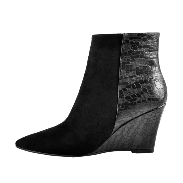 Tia Sympathy Wedge Ankle Booties
