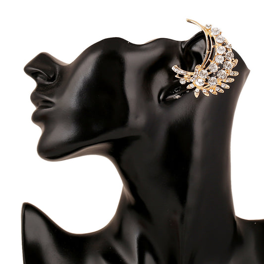 Luxury Moon Ear Cuff Clip Earring (1 Pcs)