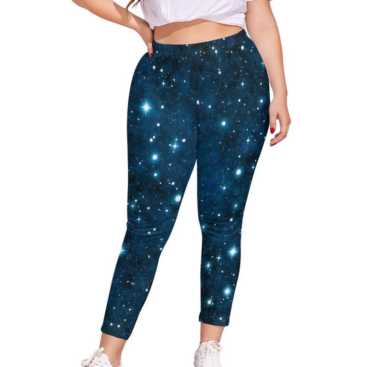 Sparkly Glitter Galaxy Leggings