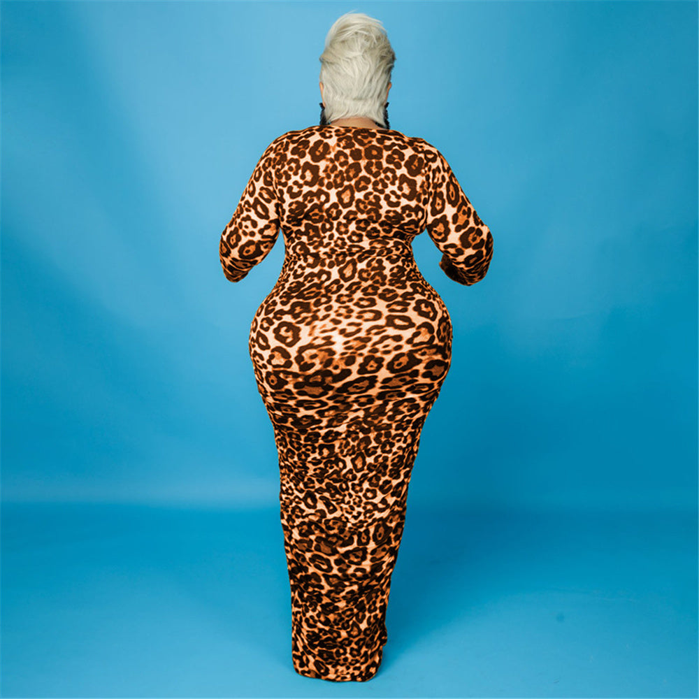 Diva Nora Leopard Print Dress