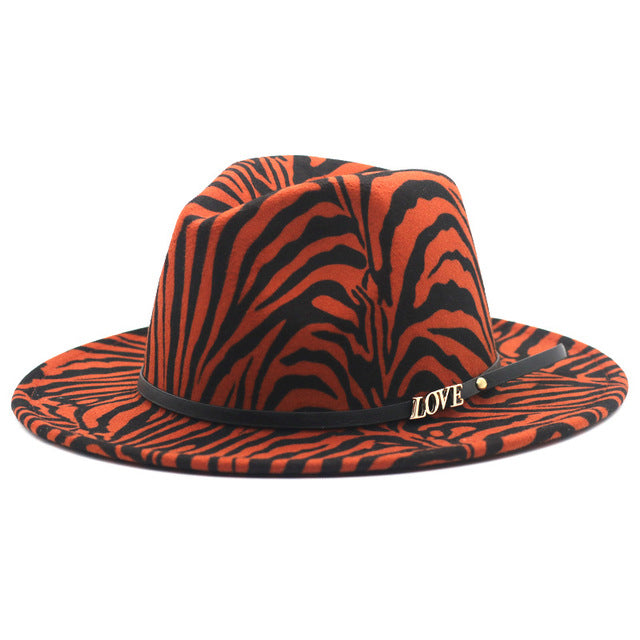 Liza Plenty Zebra Print Hat