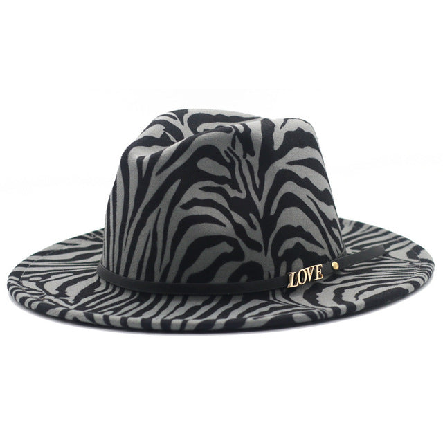 Liza Plenty Zebra Print Hat