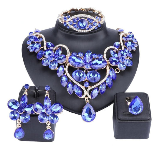 Sue Burben Crystal Jewelry Set