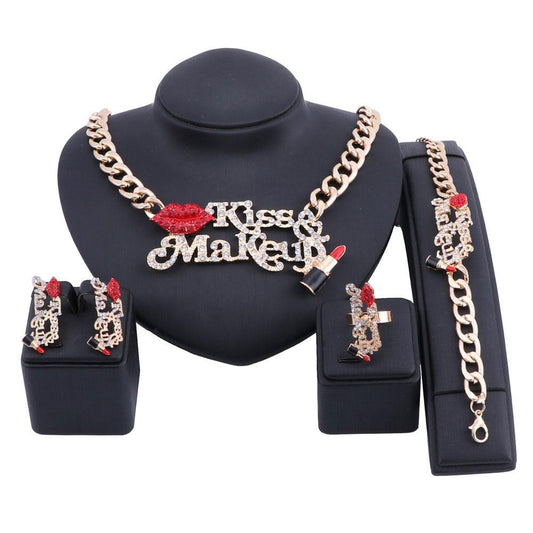 Sexy Lips Jewelry Set