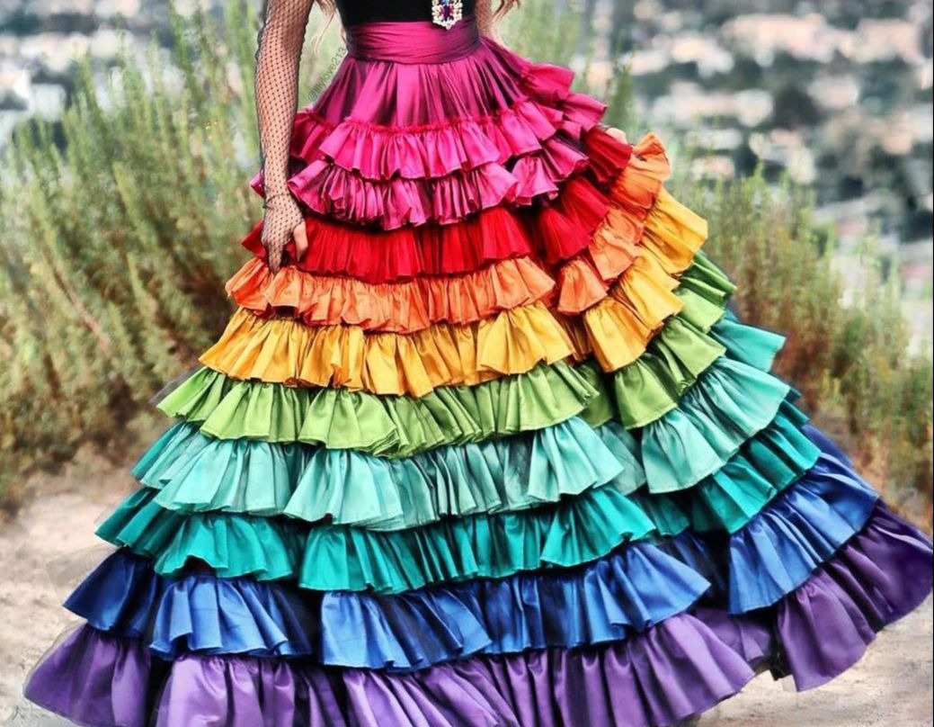 The Most High Pride Rainbow Skirt