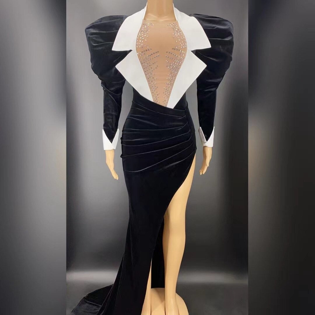 Sia Dowe 2 Piece Velvet Dress