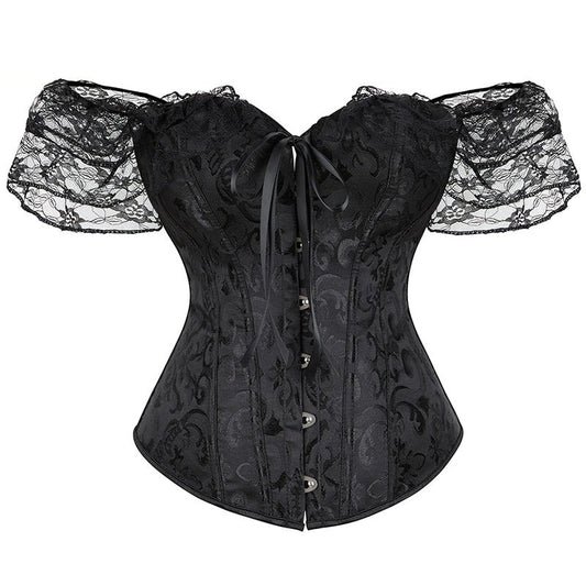 Queen Tatiana Off Shoulders Lace Sleeves Corset