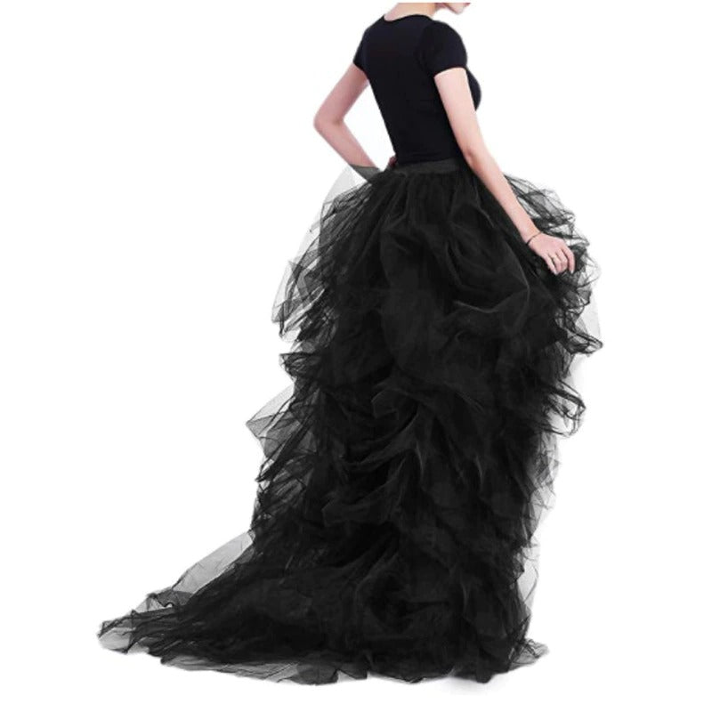Maxi-mum Fabulousness: Black Tulle Puff Skirt for Clubbing, Weddings & Slaying!