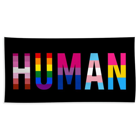 Lesbian Gay Bisexual Transgender Pansexual Human LGBT Pride Flag