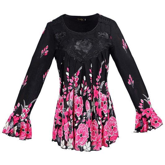 Queen Angie Floral Top